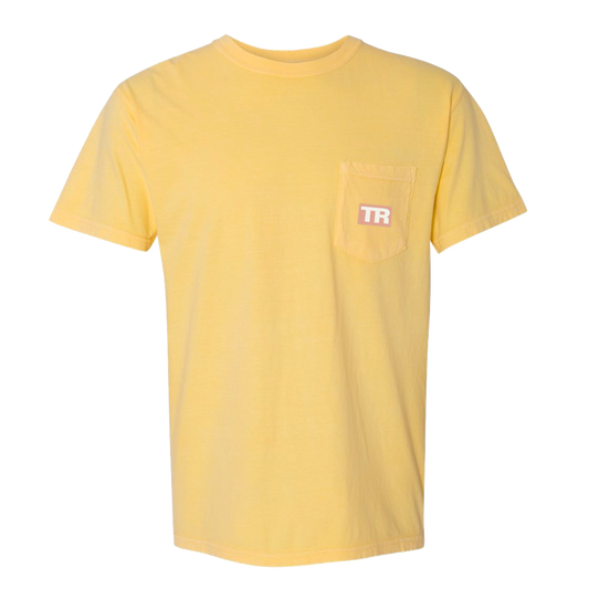 Logo Yellow Pocket Tee