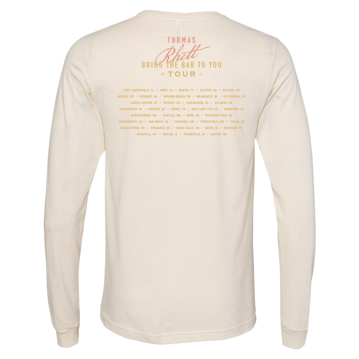 Date Back Ivory Long Sleeve